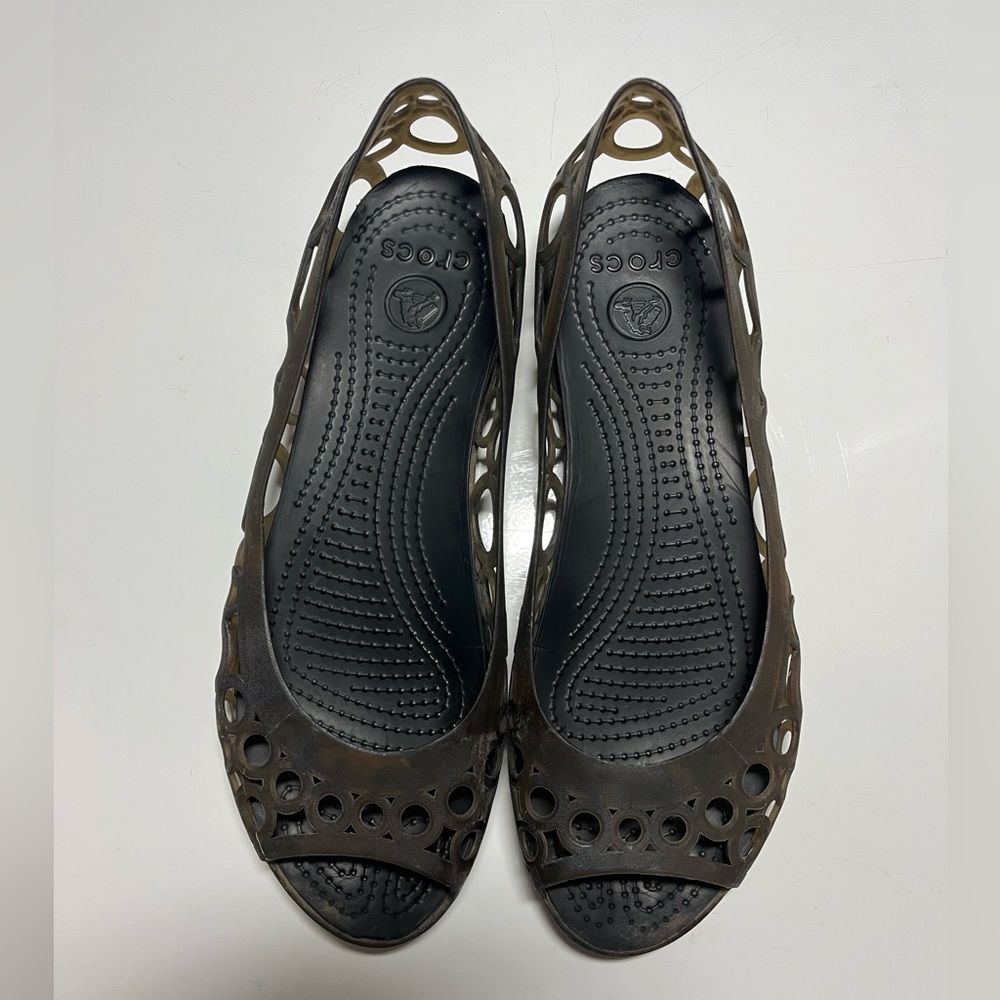 Crocs size 8 jelly shoe like sandals